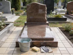Уход за гранитным памятником круглый год